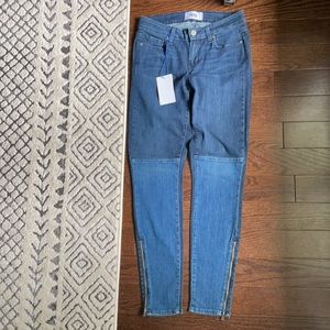 Paige Cara Zip Ultra Skinny Coastal Women Size 27